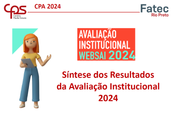 Resultados da Avaliação Institucional 2024 - CPA Fatec Rio Preto